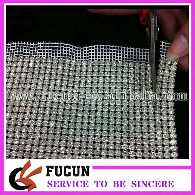 alibaba wholesale rhinestone mesh for garment
