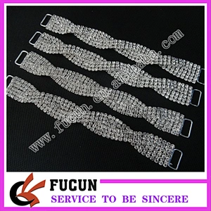 2018 hot sale!Sparkling AB Crystal bikini rhinestone connector for swimwear NPC IFBB