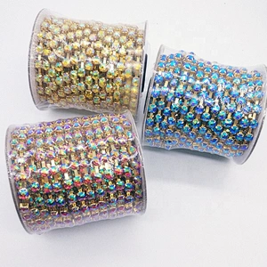 DIY sewing accessories craft fancy SS28 resin stone chain trimming