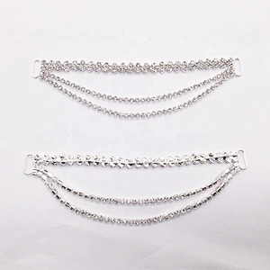 Factory Wholesale Swimwear Accessories Rhinestone Pendant Crystal Bikini Connector