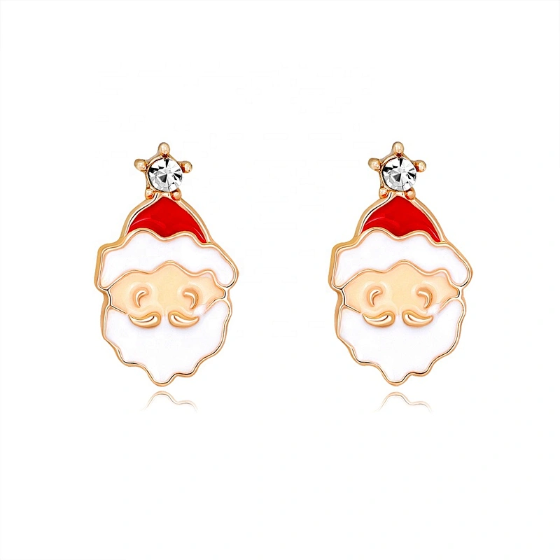 2018 Christmas Earrings Santa Earring Christmas Stud Earring