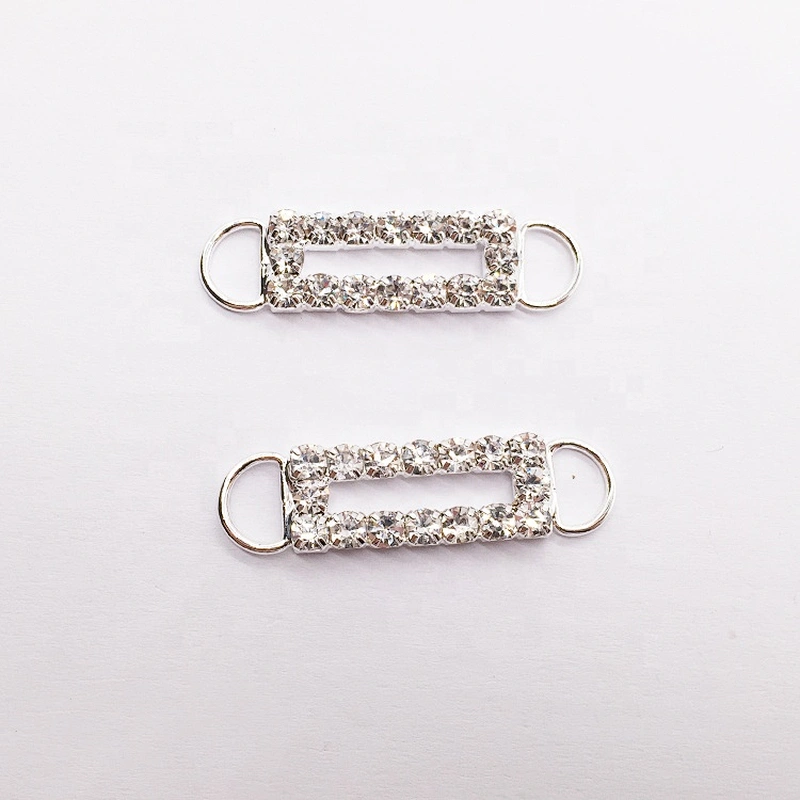 Hot Selling Wholesale Crystal Rhinestone Hardware Buckle Bikini Connectors