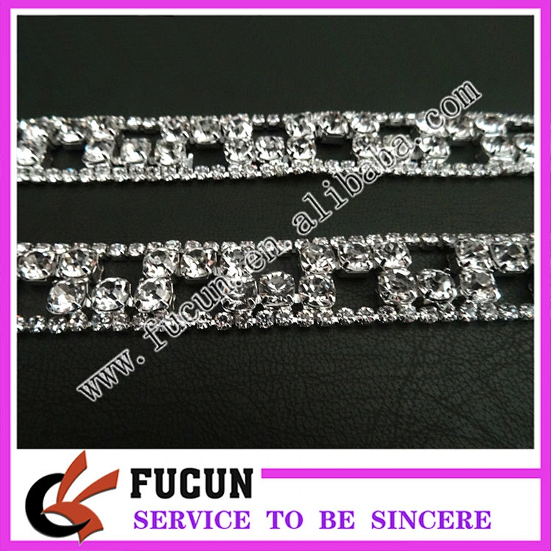 wholesale rhinestone diamante bikini connectors mini buckles