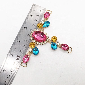 hot selling sandal decorative cheap acrylic colors shoes clip buckle for women shoes