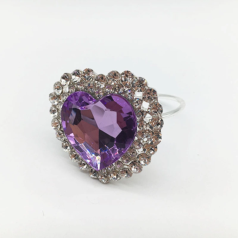 cheap bulk wholesale rhinestone napkin ring holder for table decoration