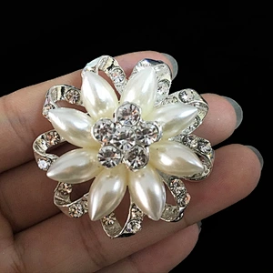 2018 new style Women jewelry imitation rhinestone brooch for wedding invitations