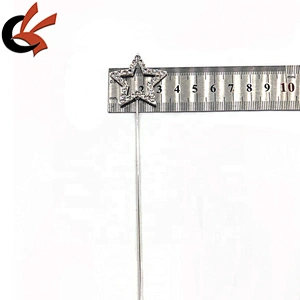 33x33mm small star rhinestone cake topper for cup cake decoration