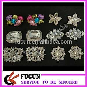 Fashion decorative shoes accessories gold plating Wedding Bridal Shoe ornament bag accessories