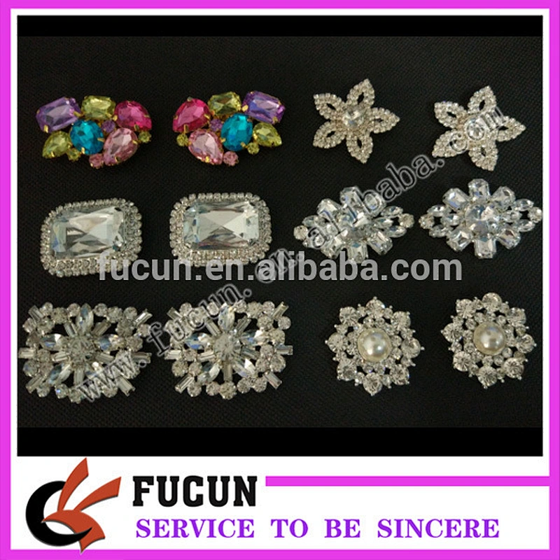 Fashion decorative shoes accessories gold plating Wedding Bridal Shoe ornament bag accessories