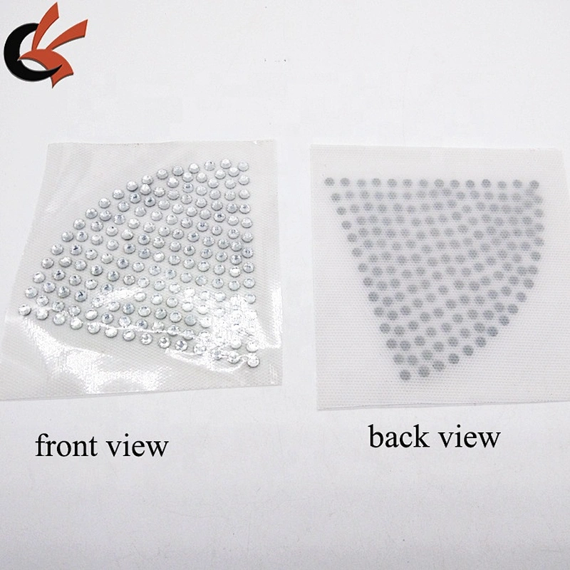 Custom heat transfer rhinestone appliques for bikini decoration