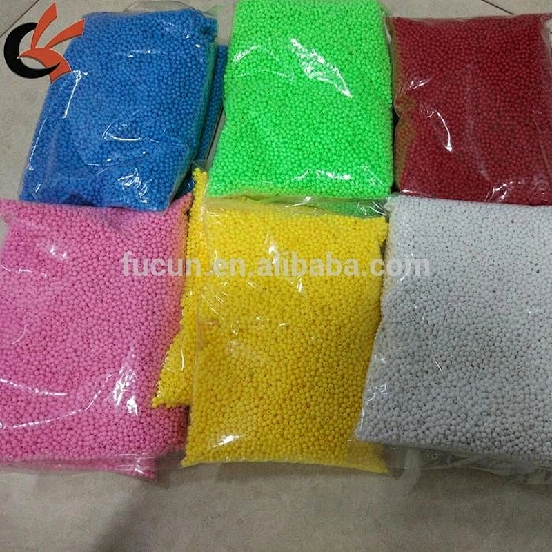 loose hot pink plastic bead for garment