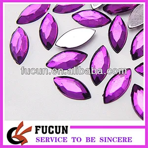 Horse eye Acrylic Rhinestones Crystal beads Flat Back beads