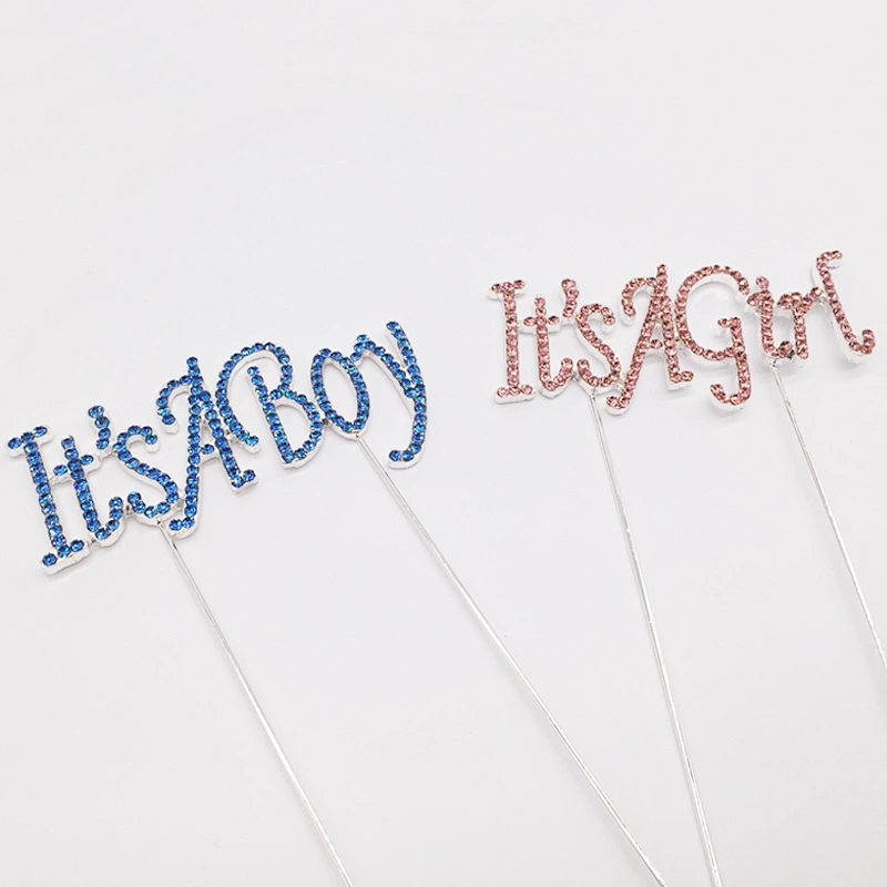 Party decorations customized cake topper supplies it's a boy/it's a girl birthday party cake topper