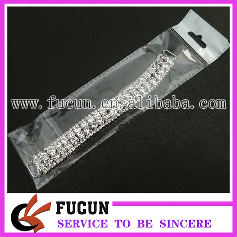 wholesale crystal rhinestone closure clasp diamante connectors for swimwear