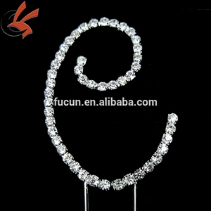 Diamond Crystal Rhinestone Bling Cake Topper