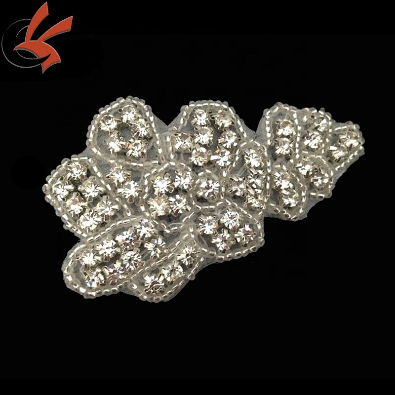 Crystals Rhinestone Applique for Wedding Bridal Dress Sash Shoes