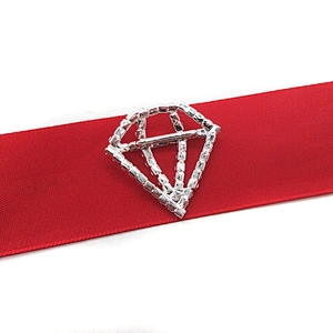 wholesale small AB clear rhinestone carriage diamond crown buckles for wedding invitations card decoration