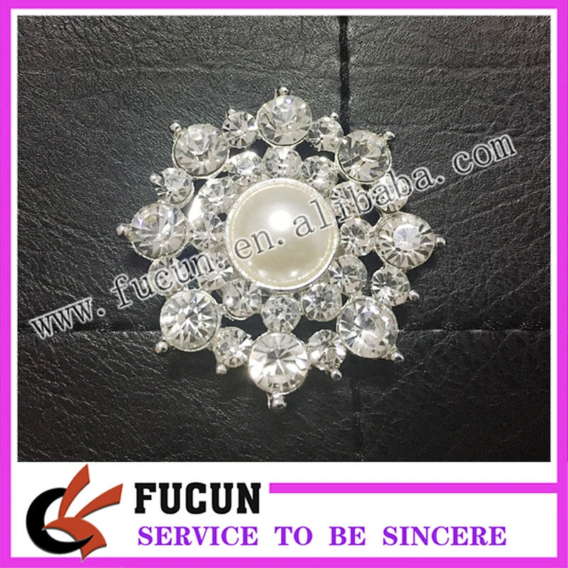 Fashion Beaded Shoe Clip Buckle Crystal Rhinestone Pearl Shoe Accessories Decoration