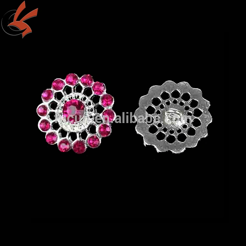 Silver Plated Rhinestone Small Flower Bouquet Wedding Party Brooch Pin