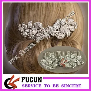Hot sale Bridal crystal headpiece diamante wedding hair comb