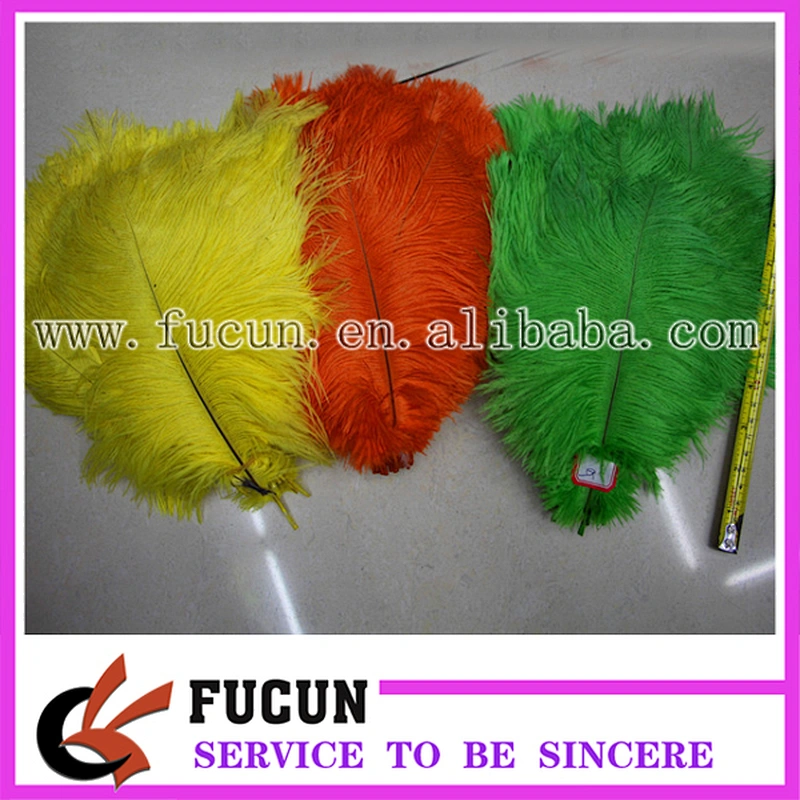 China supplier natural ostrich feather wholesale dyed colored ostrich feathers for wedding and carnival decoration