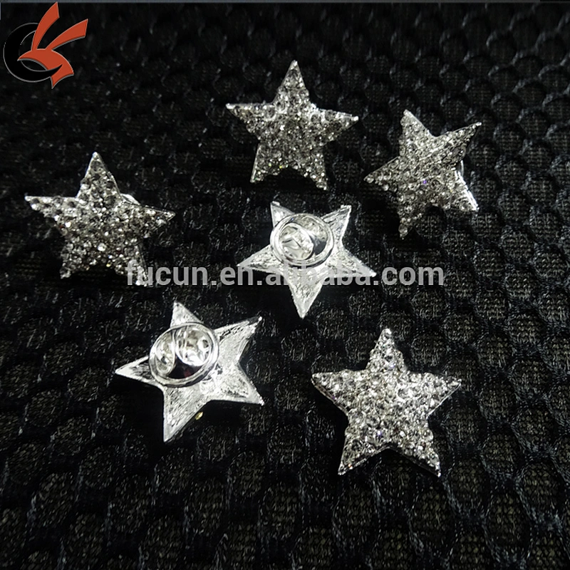 30*30mm little rhinestone star brooch for decoration