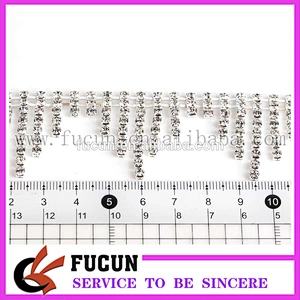 Dress Clothes Sewing Decoration Rhinestone Trim Chain