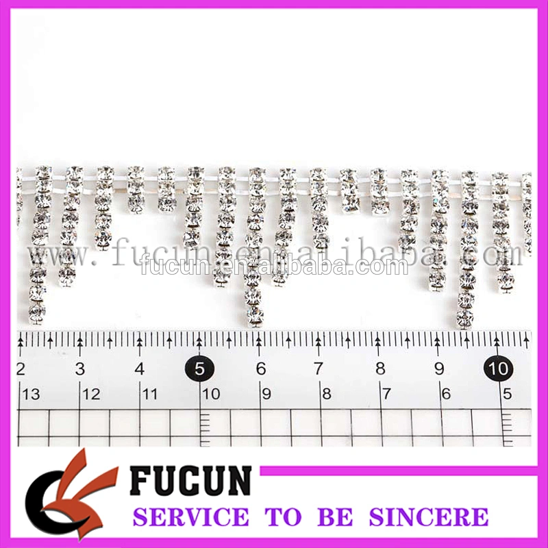 Dress Clothes Sewing Decoration Rhinestone Trim Chain