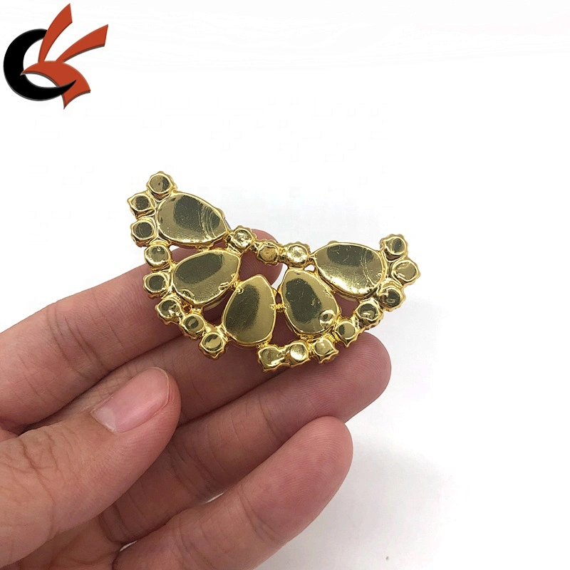 Unique clear crystal rhinestone appliques for shoes decoration