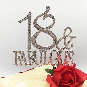 2020 new style wedding decoration18 fabulous rhinestone cake topper