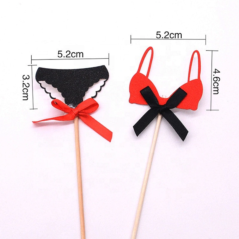 Cupcake toppers sexy girls bikini picks cake topper picks for happy birthday decoration