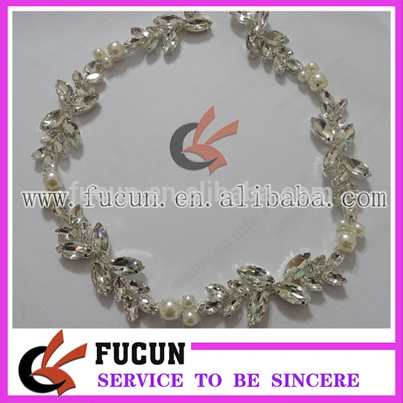 best selling products in america shine glass rhinestone chain/trimming for wedding dress