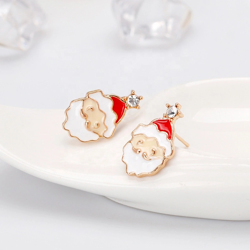 2018 Christmas Earrings Santa Earring Christmas Stud Earring