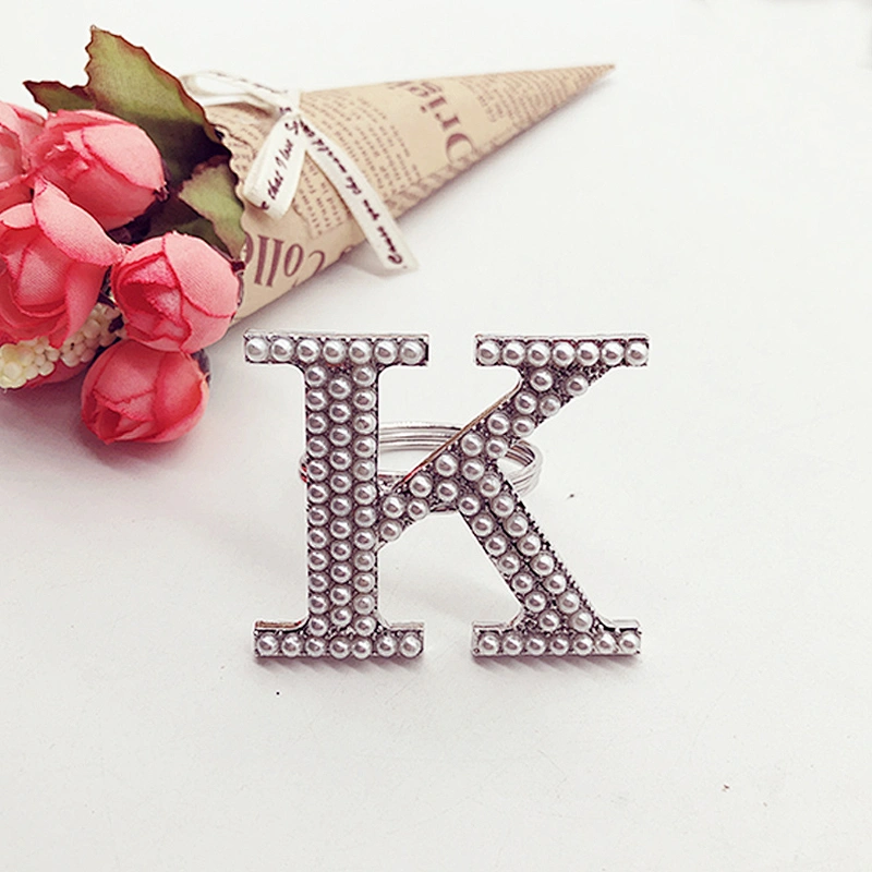 factory metal zinc alloy napkin rings for wedding hotel decoration