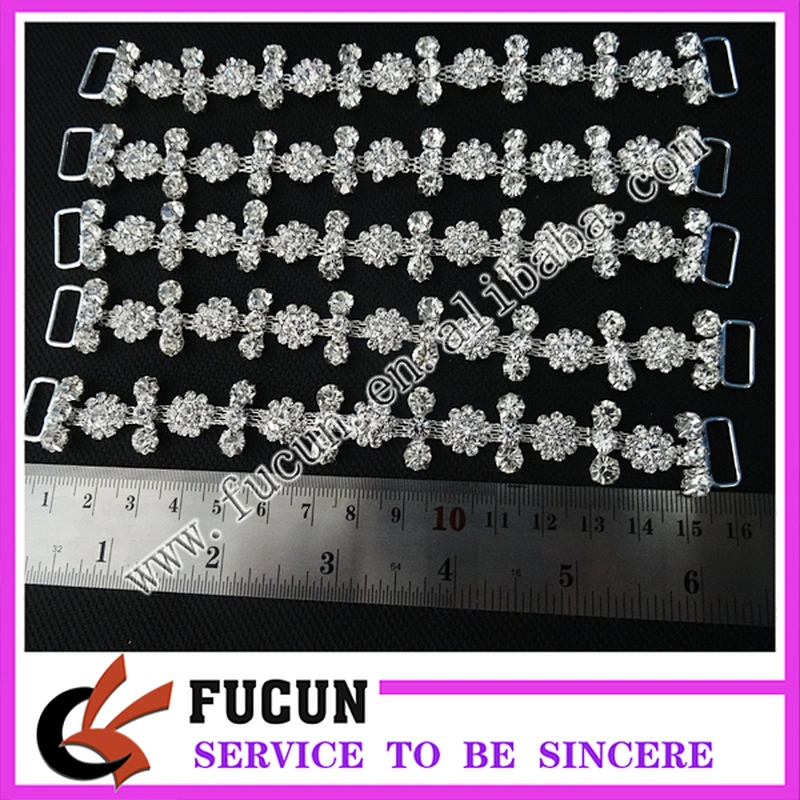 Flower Czech Crystal Rhinestone Trim Rhinestone Connector