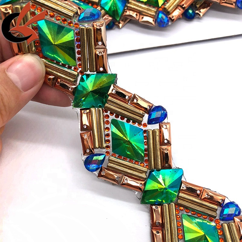 Shoes Garment Decoration New Hotfix Rhinestone tape Trim Crystal Mesh Strass Chain