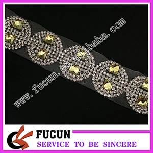Iron-on chaton reel crystal diamante bling ribbon burlesque corset party dress