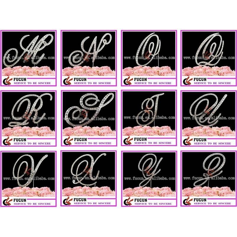 New products diamond cake topper/wedding favors china wholesale