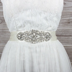 DIY wedding dress bridal fabric embroidery lace motif beaded applique patch
