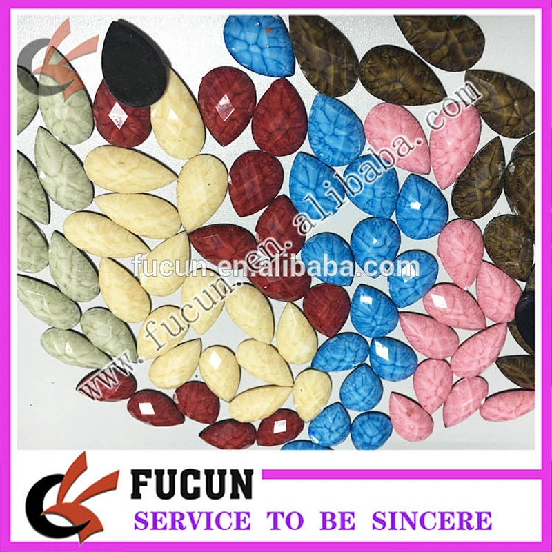 hot sale cheap factory price sew on epoxy resin stone for garment accessories