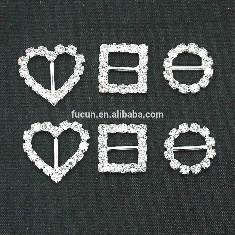 fashion Various shapes crystal rhinestone buckles for garment