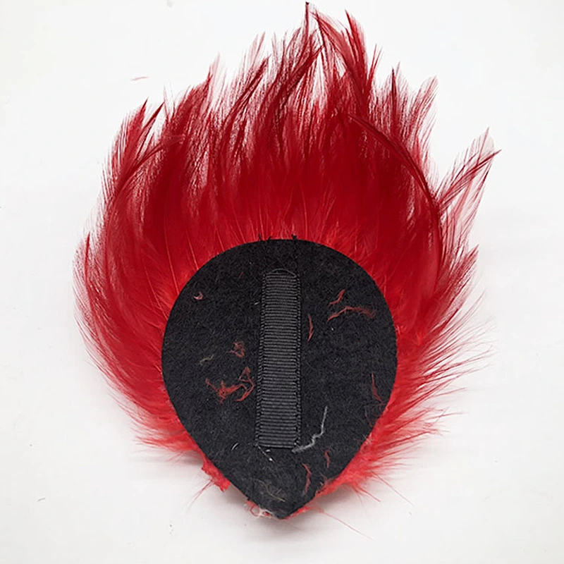 wholesale Fashion Red Chicken feather  Pad For Baby Headband
