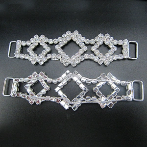 Crystal Rhinestone Baby Hair Headband/Buckle Metal Chains Bikini Connectors For Swimming Wear