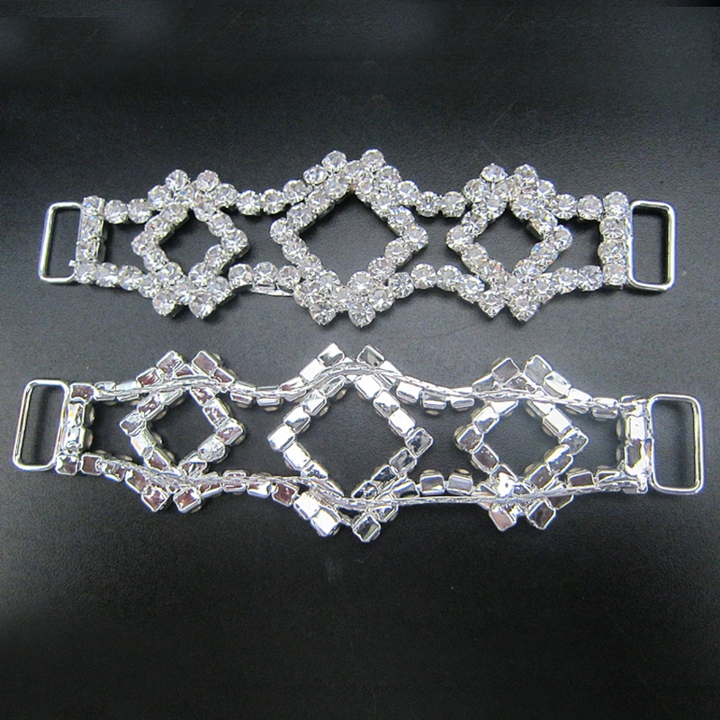 Crystal Rhinestone Baby Hair Headband/Buckle Metal Chains Bikini Connectors For Swimming Wear