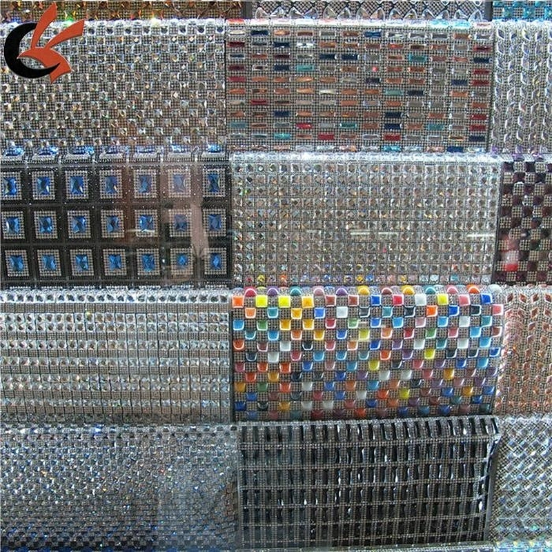 Hot Fix Rhinestone Mesh Iron On Crystal Mesh Trimming