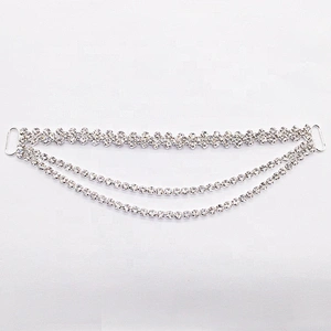 Factory Wholesale Swimwear Accessories Rhinestone Pendant Crystal Bikini Connector