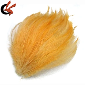 BEAUTIFUL ORANGE New Pads HACKLE FEATHER PAD