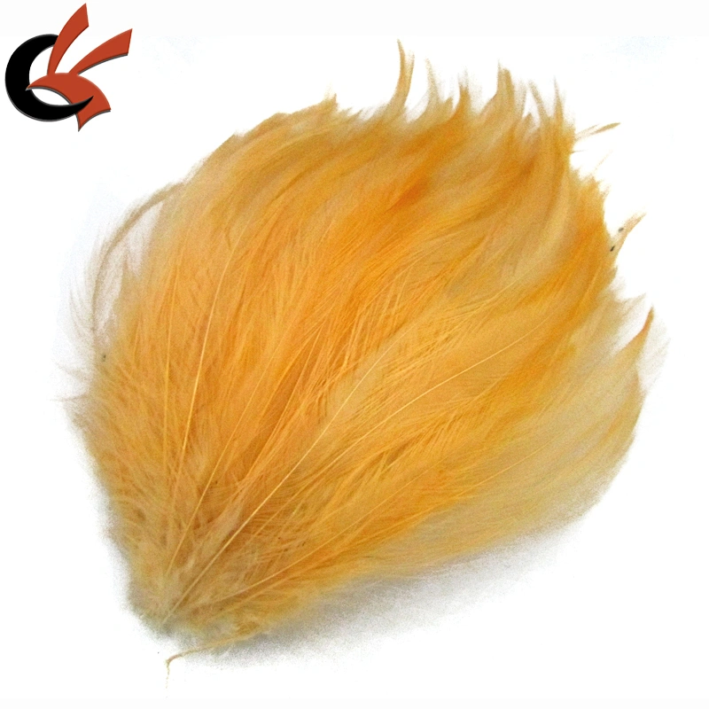 BEAUTIFUL ORANGE New Pads HACKLE FEATHER PAD