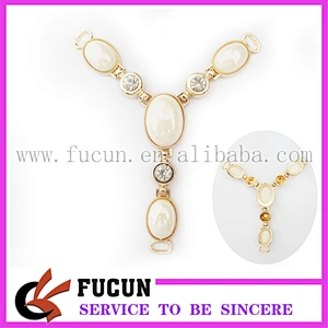 wholesale Crystal Rhinestones Glass Stones Woman Shoe Heel Accessories For Shoe