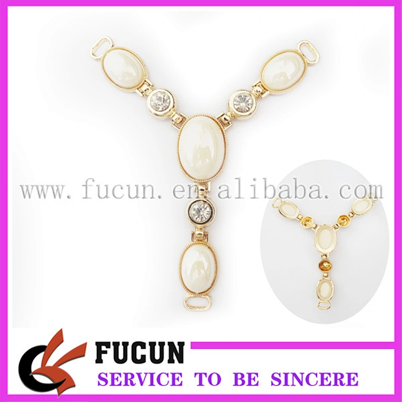 wholesale Crystal Rhinestones Glass Stones Woman Shoe Heel Accessories For Shoe